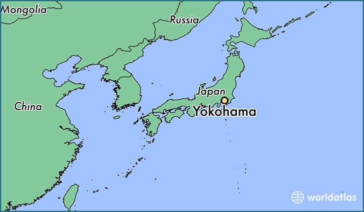 Karte Yokohama par