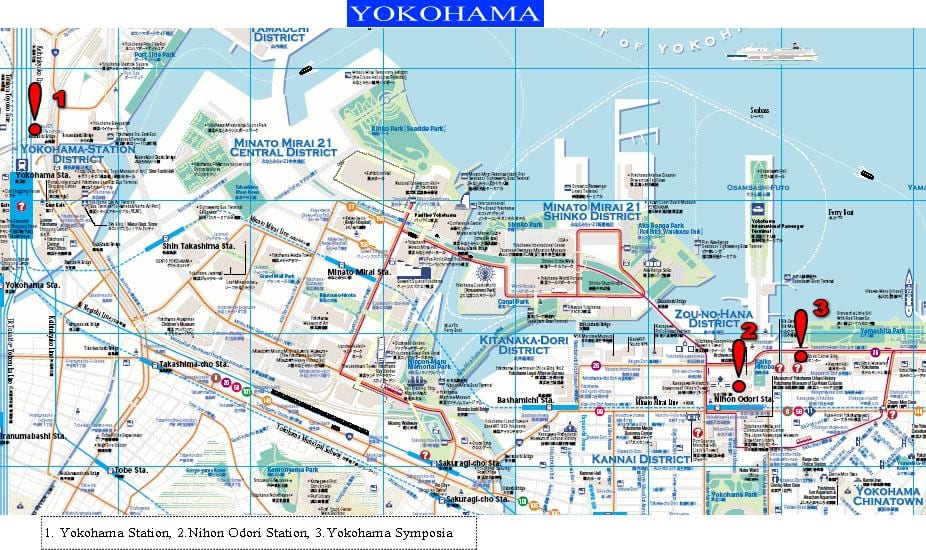 Yokohama pastaigu karte