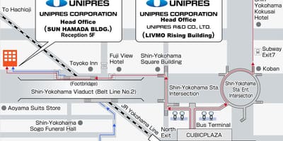 Karte shin Yokohama
