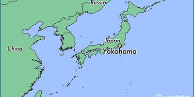 Karte Yokohama par